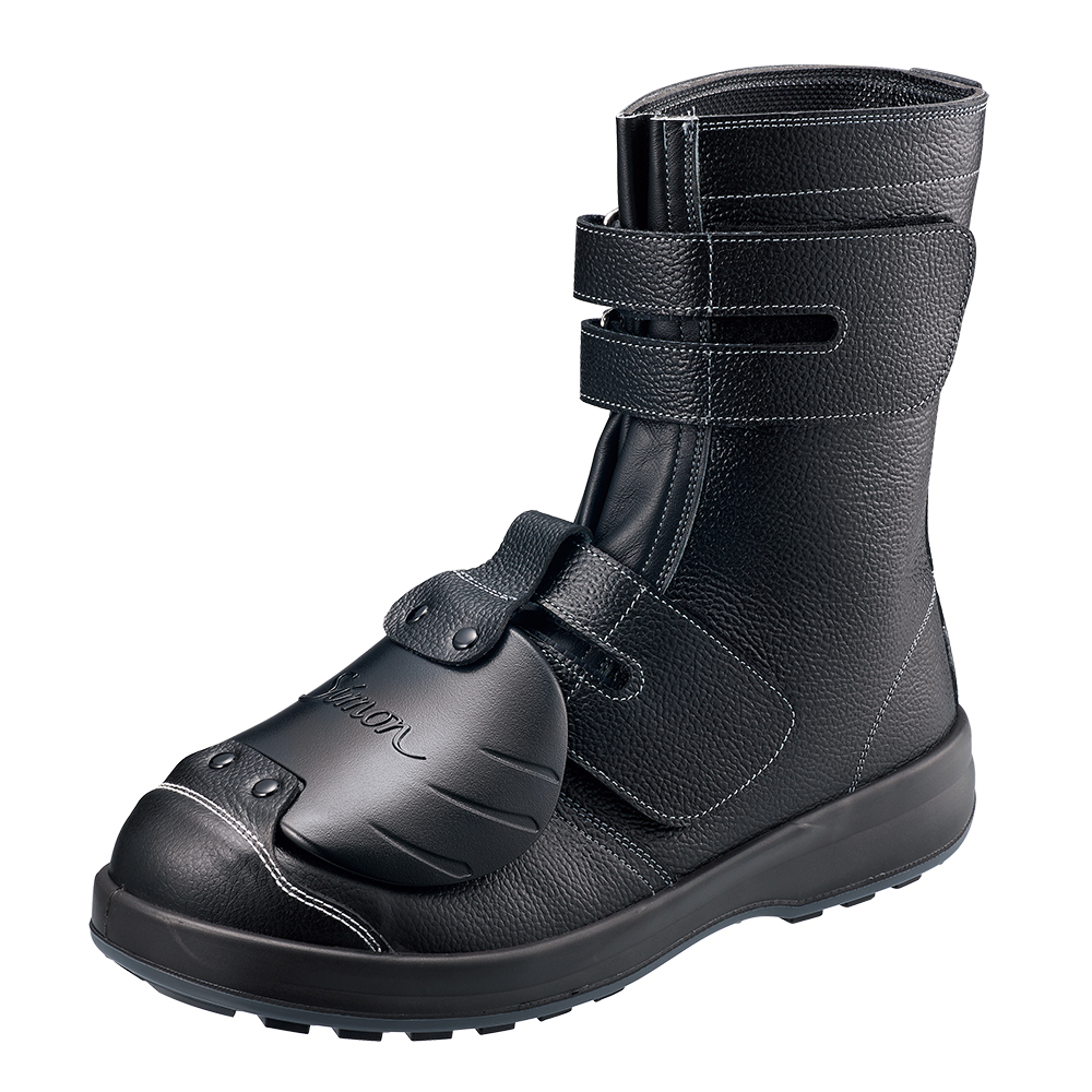 安全靴 革製 25cmEEE Simon 黒 SX高機能樹脂-