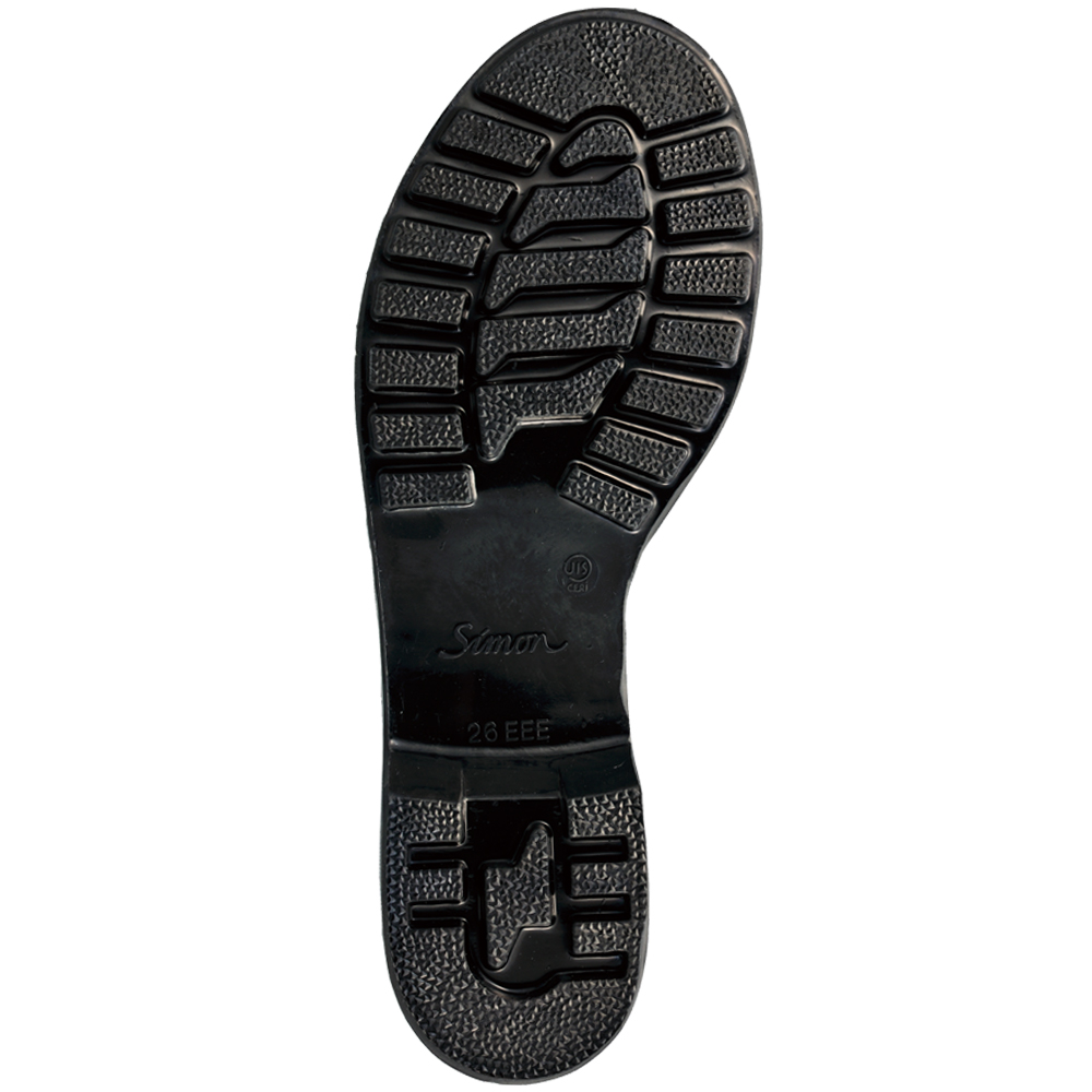 シモン 耐滑・軽量3層底静電紳士靴BS11静電靴 25.5cm BS11S255 - 2