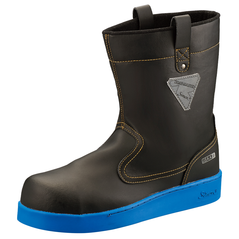 高級品市場 シモン Simon 安全靴 安全ブーツ SS44 黒 ブラック 半長靴